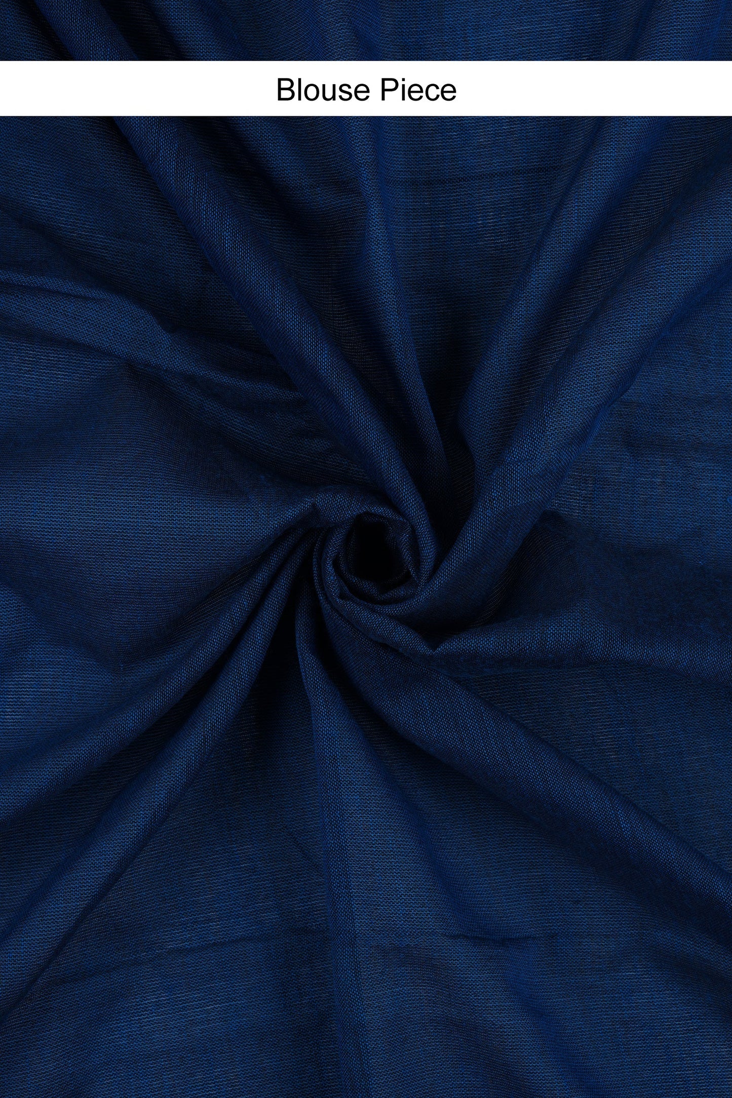 Teejh Kaira Prussian Blue Mulmul Saree