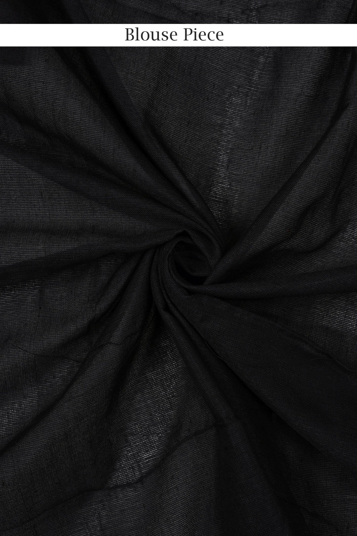 Teejh Savali Black Mulmul Saree