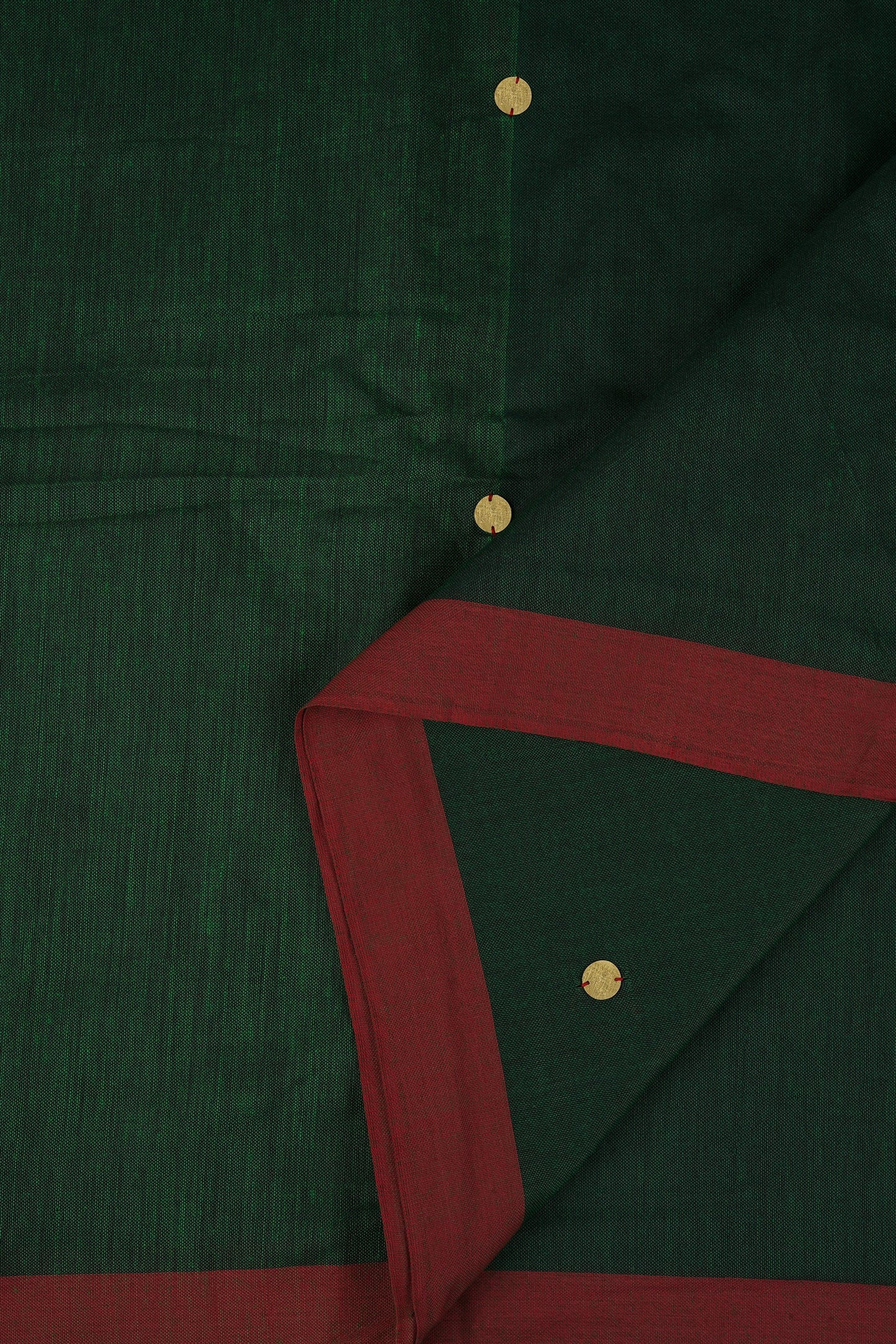 Teejh Savali Green Mulmul Saree