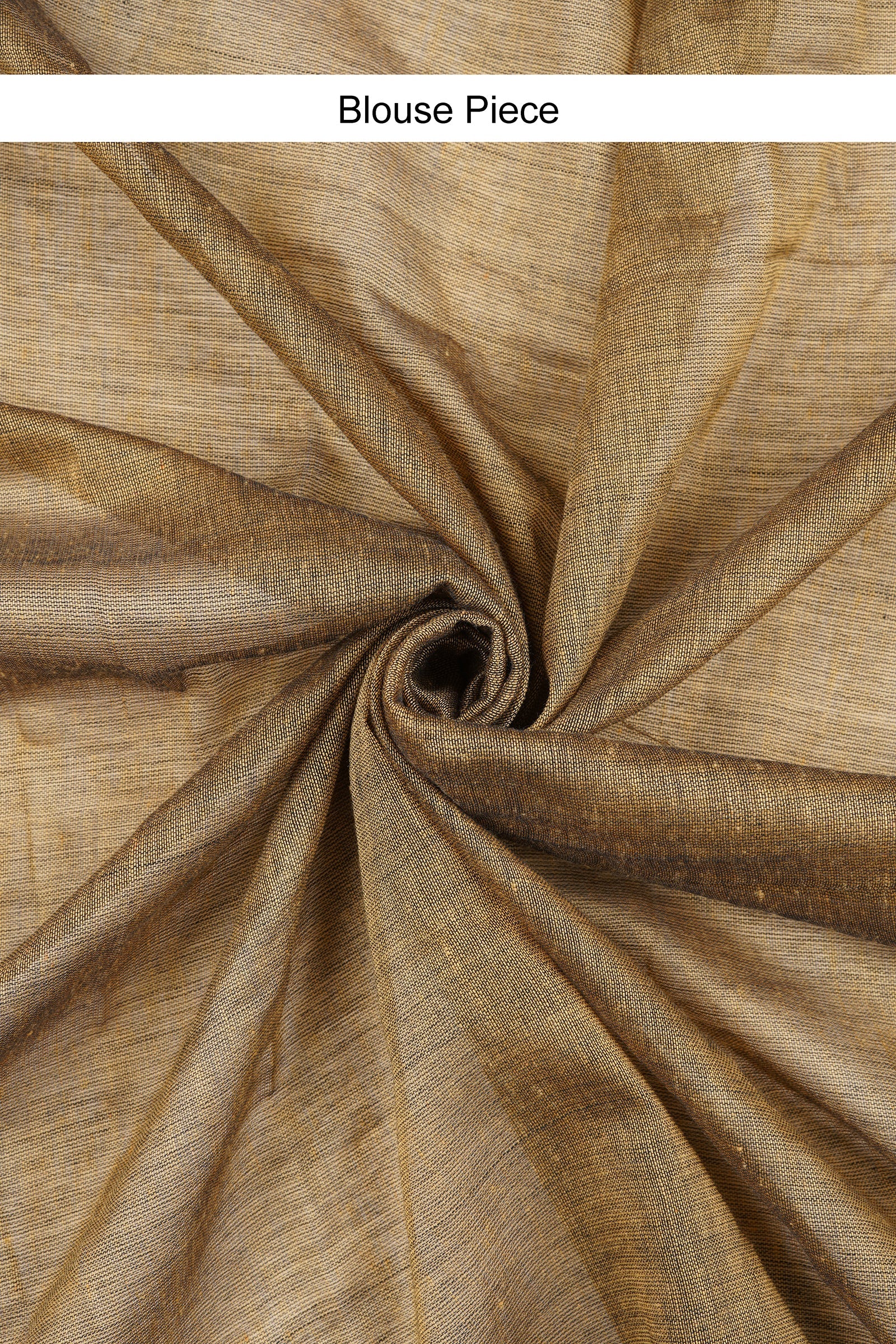 Teejh Varuni Brown & Beige Mulmul Saree