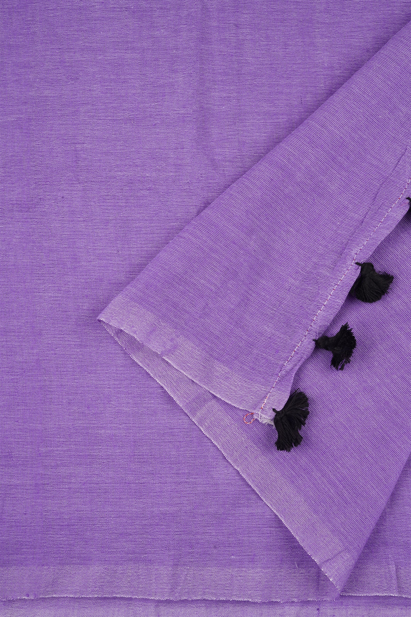Teejh Takshi Lavender Mulmul Saree