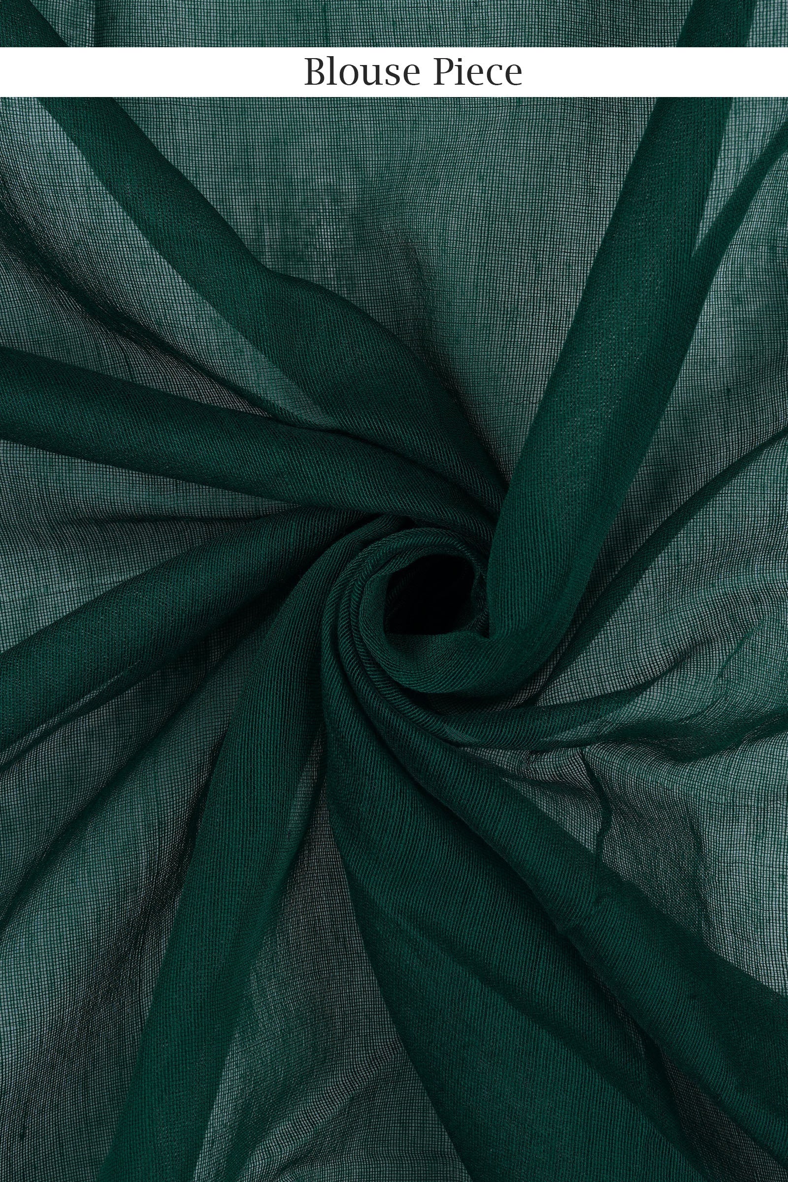 Teejh Zeenat Green Cotton Silk Saree