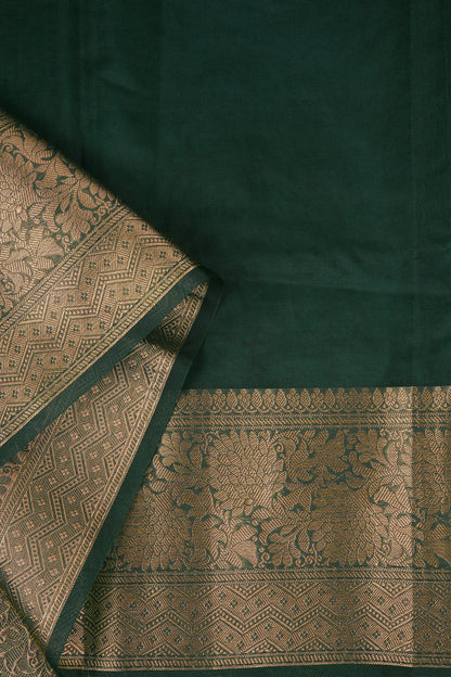 Teejh Zunaira Green Organza Saree