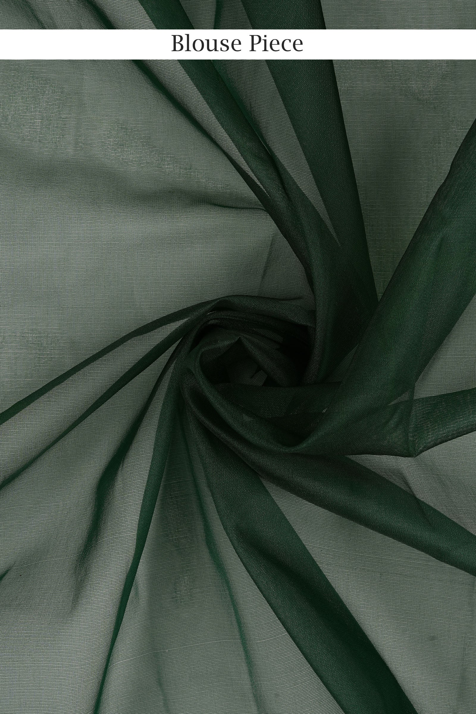 Teejh Zunaira Green Organza Saree