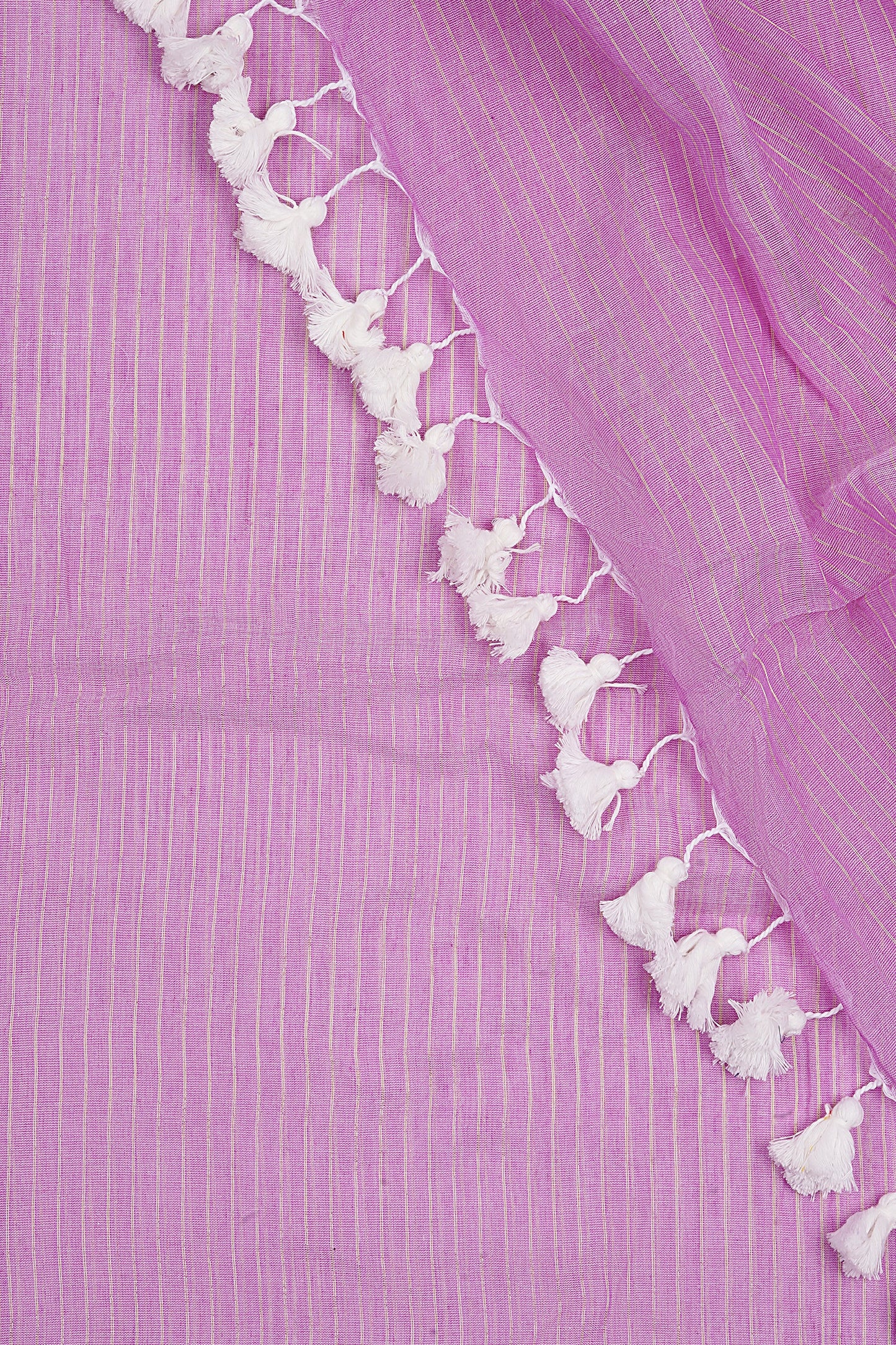 Teejh Leya Onion Pink Cotton Zari Saree