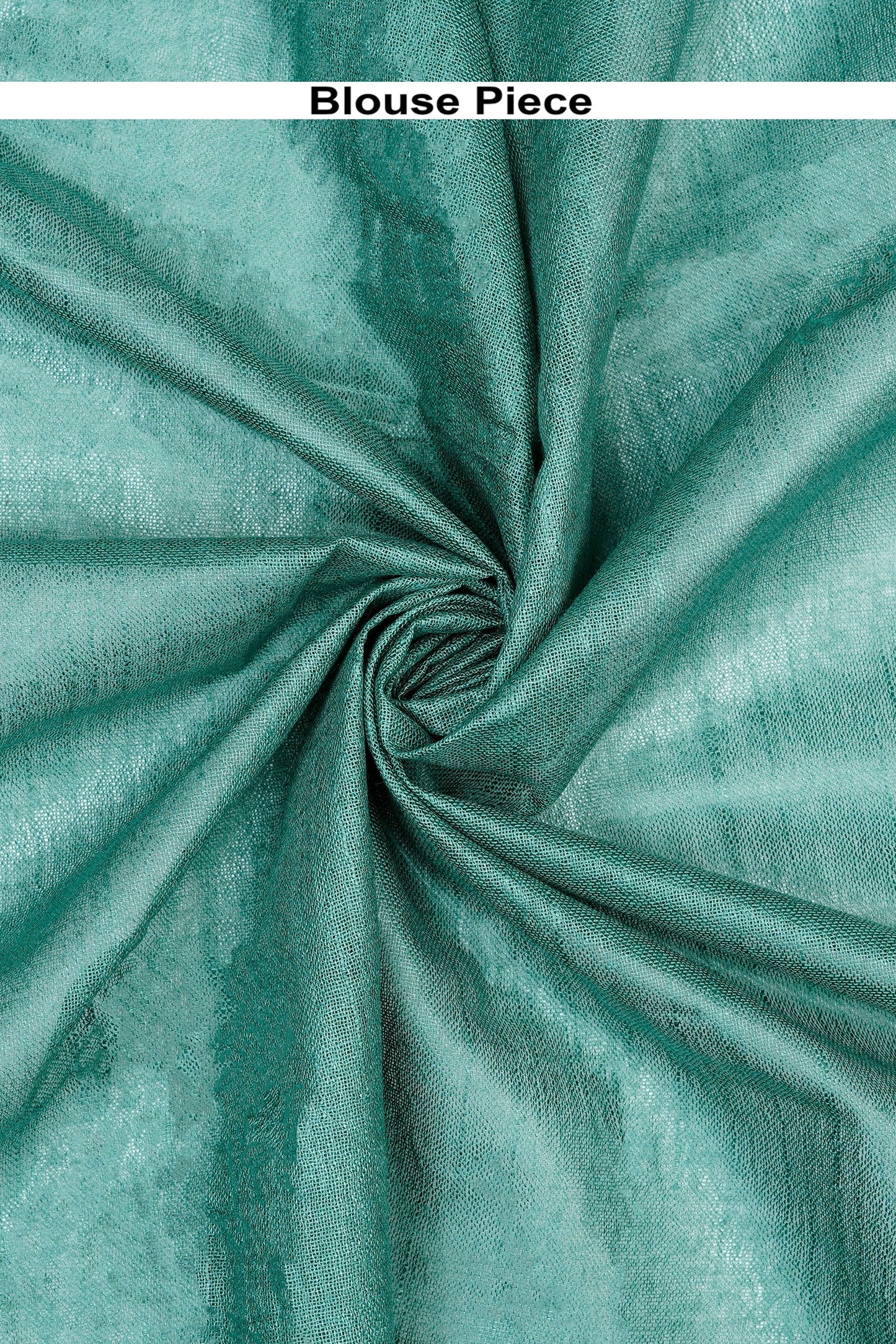 Teejh Kaya Dark Green Zari Linen Saree