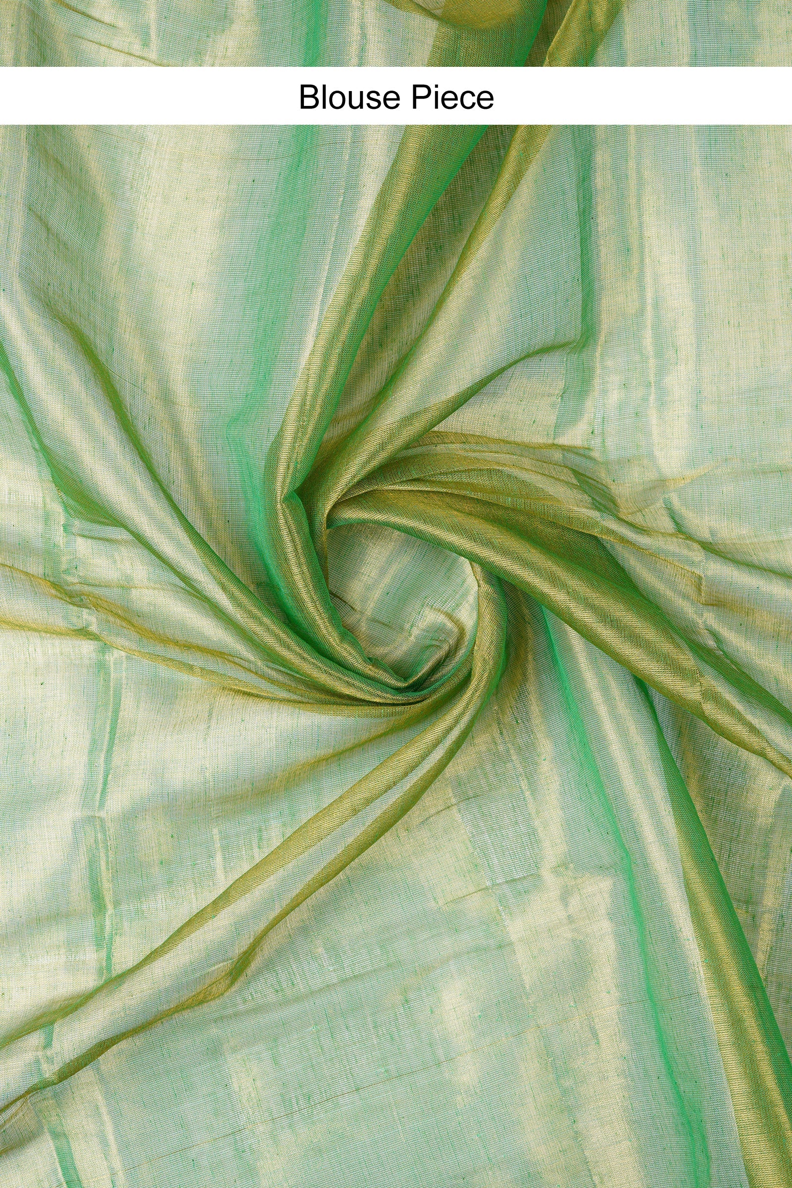 Teejh Trishika Green Tissue Saree