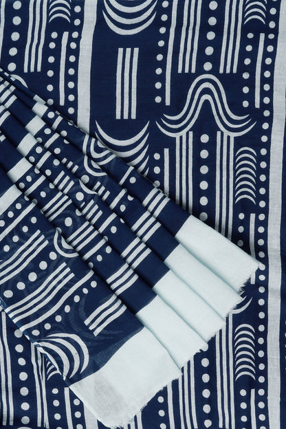 Teejh Kunti Mulmul Cotton Saree