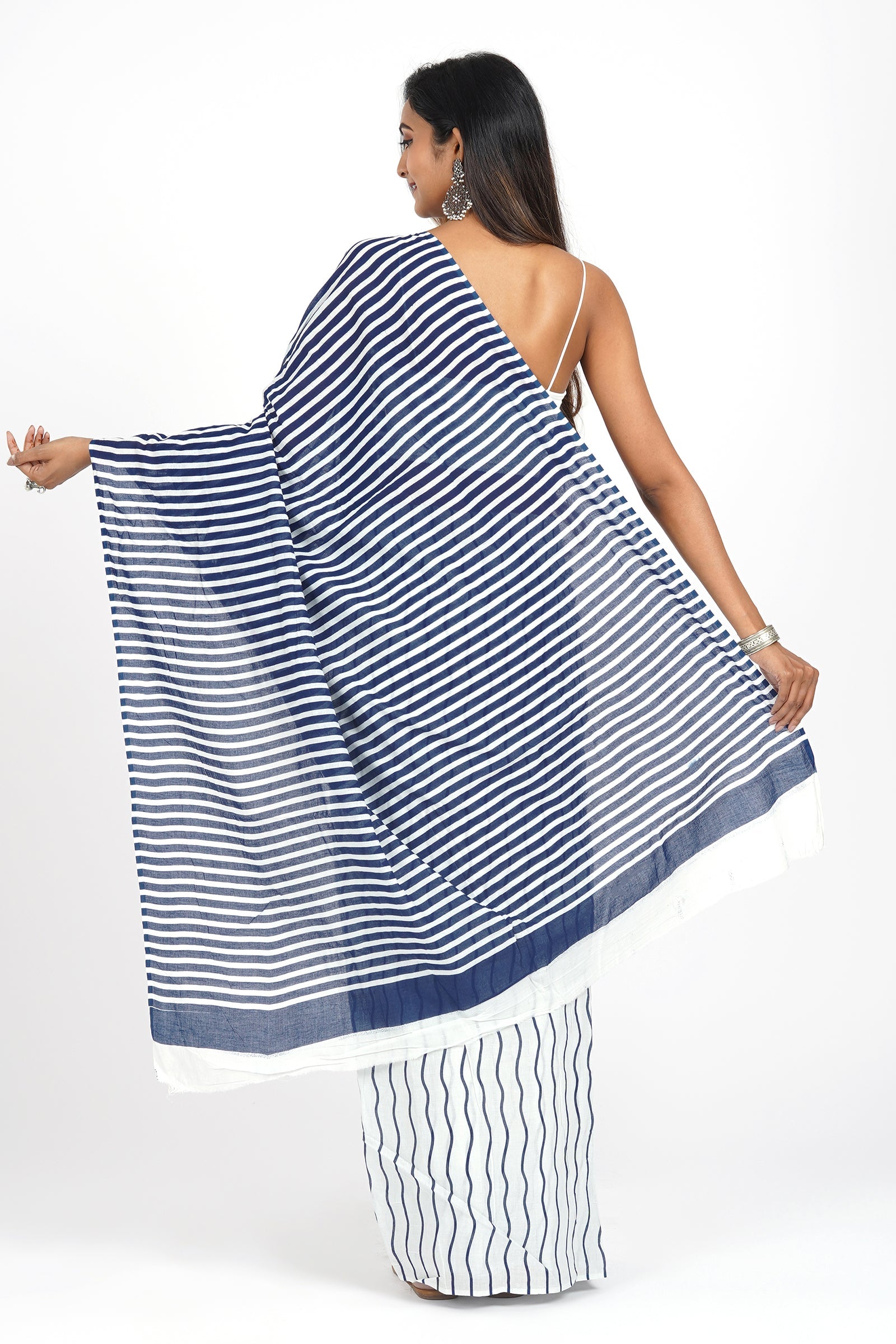 Teejh Vasanti Mulmul Cotton Saree