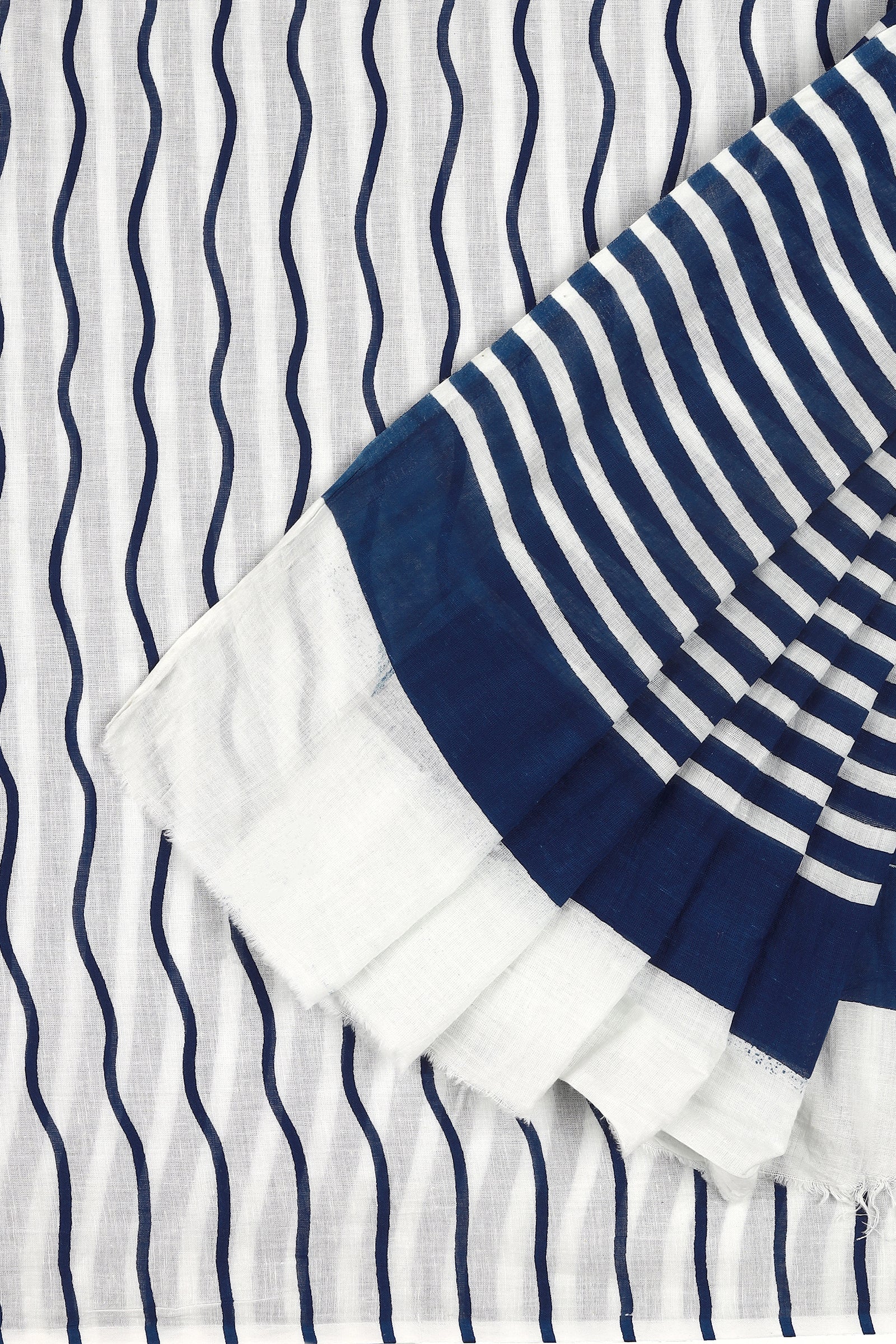 Teejh Vasanti Mulmul Cotton Saree