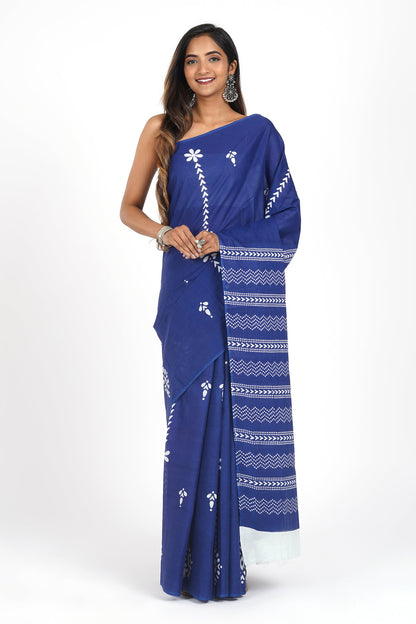 Teejh Bhavani Mulmul Cotton Saree