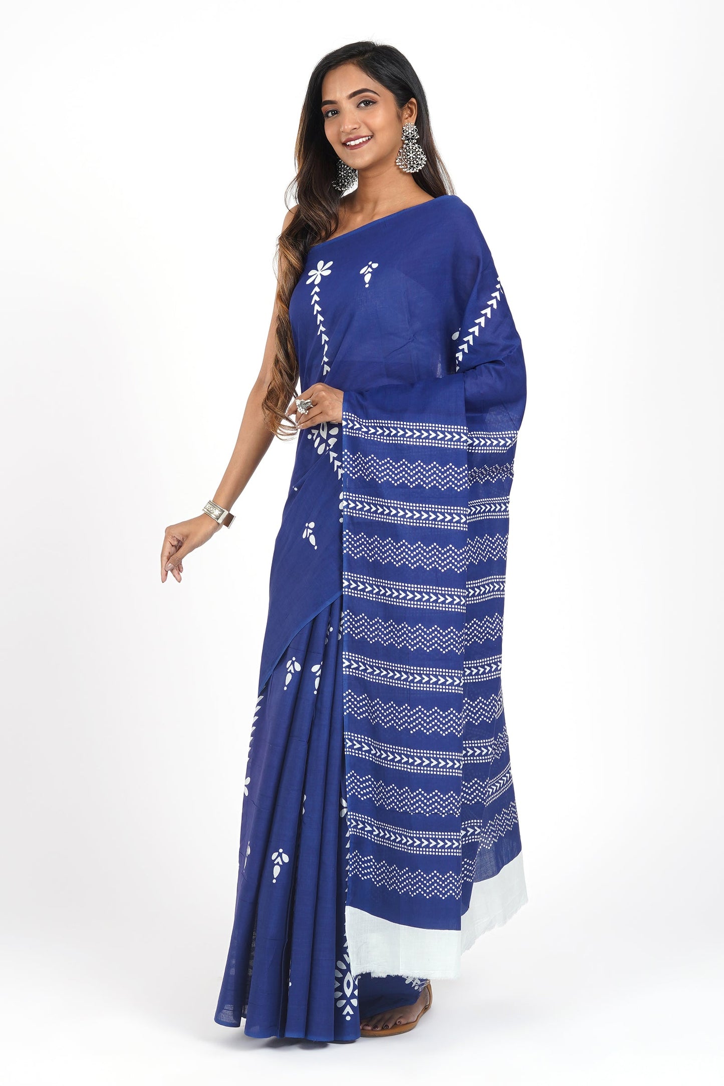 Teejh Bhavani Mulmul Cotton Saree
