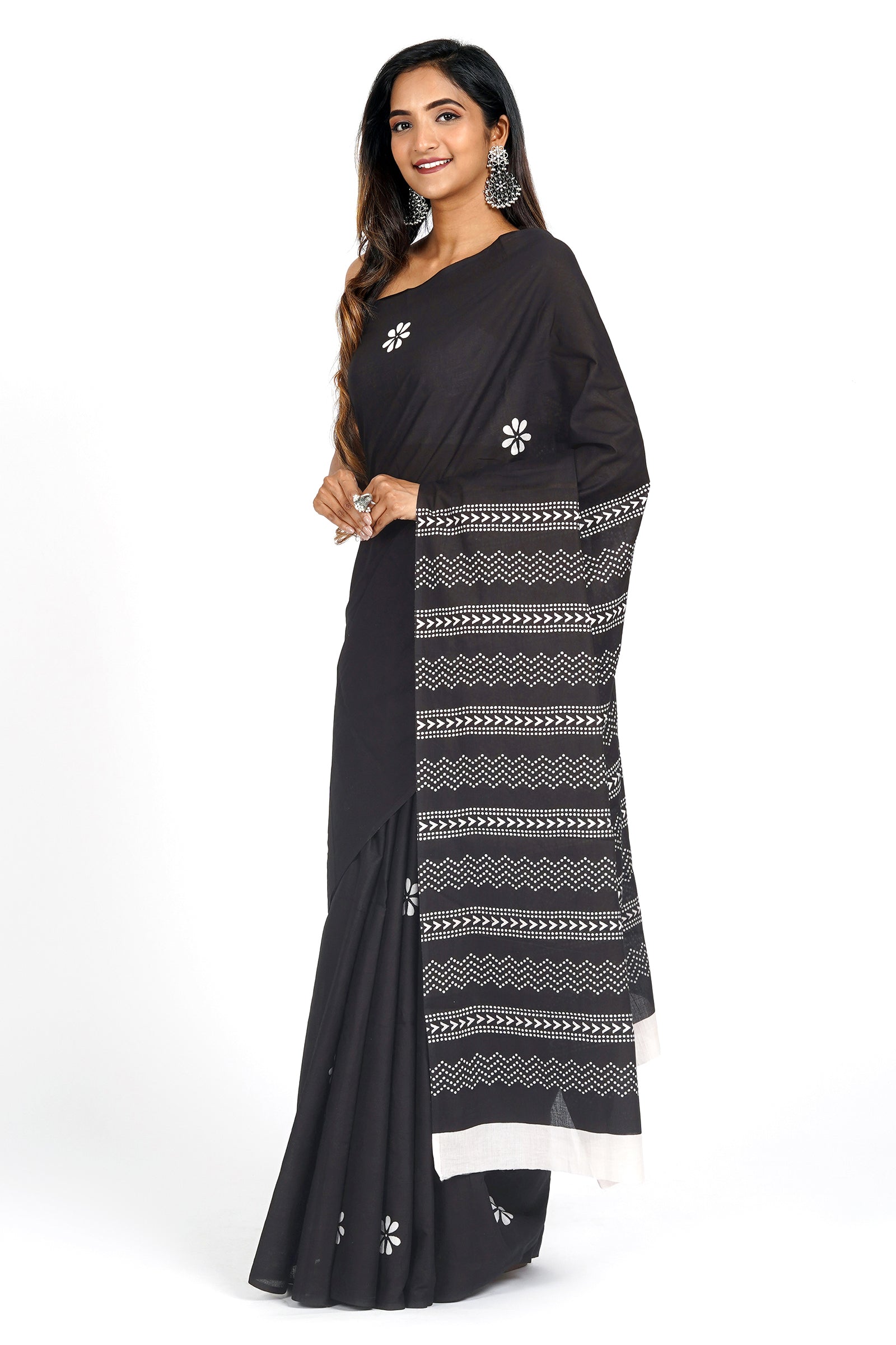 Teejh Shakuntala Mulmul Cotton Saree
