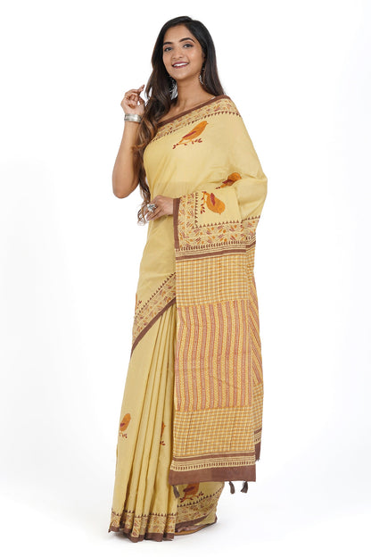 Teejh Vimala Mulmul Cotton Saree