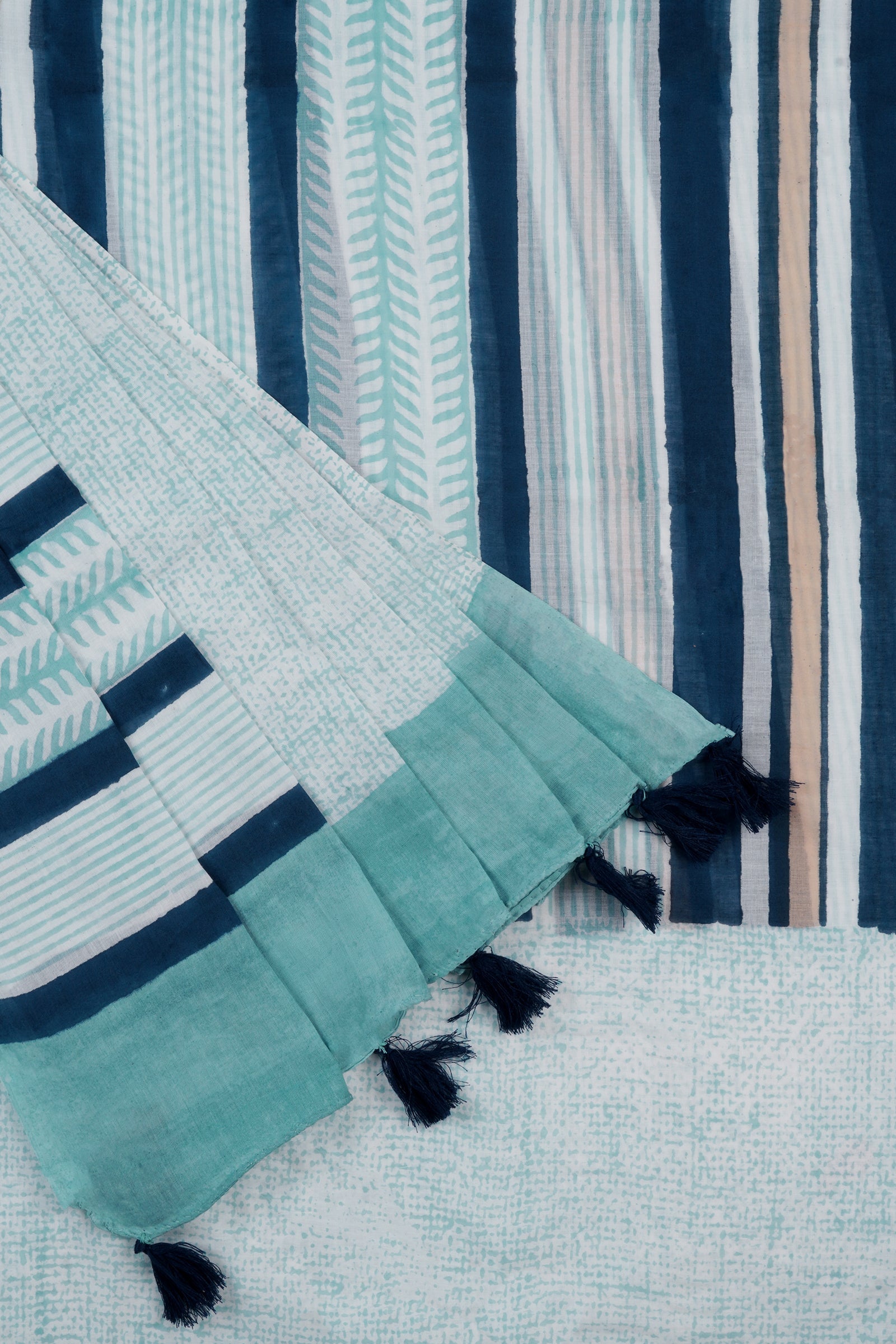 Teejh Jyoti Mulmul Cotton Saree