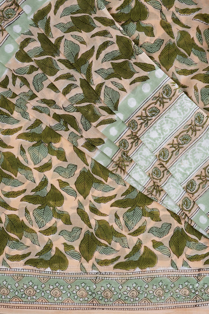 Teejh Malathi Mulmul Cotton Saree