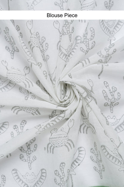 Teejh Sushma Mulmul Cotton Saree