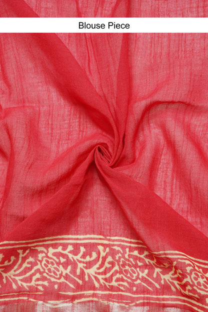 Teejh Shakuntala Linen Saree