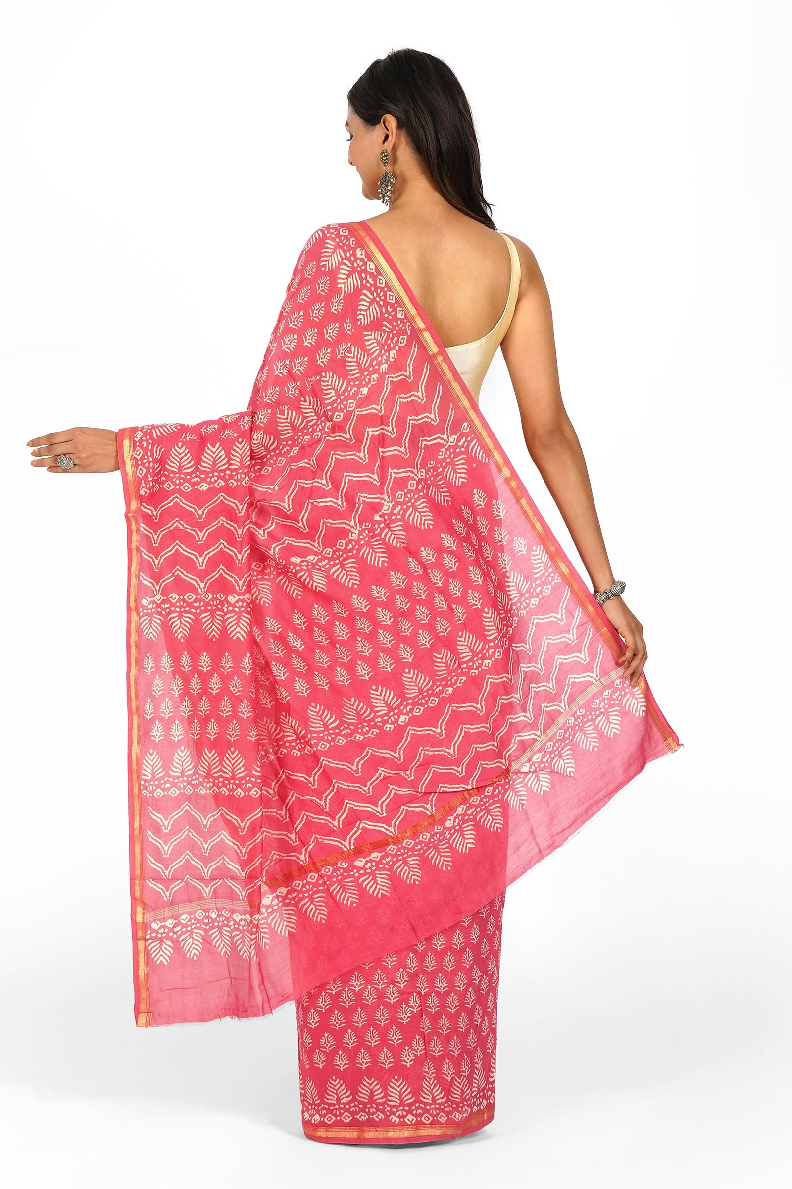 Teejh Manorama Chanderi Saree