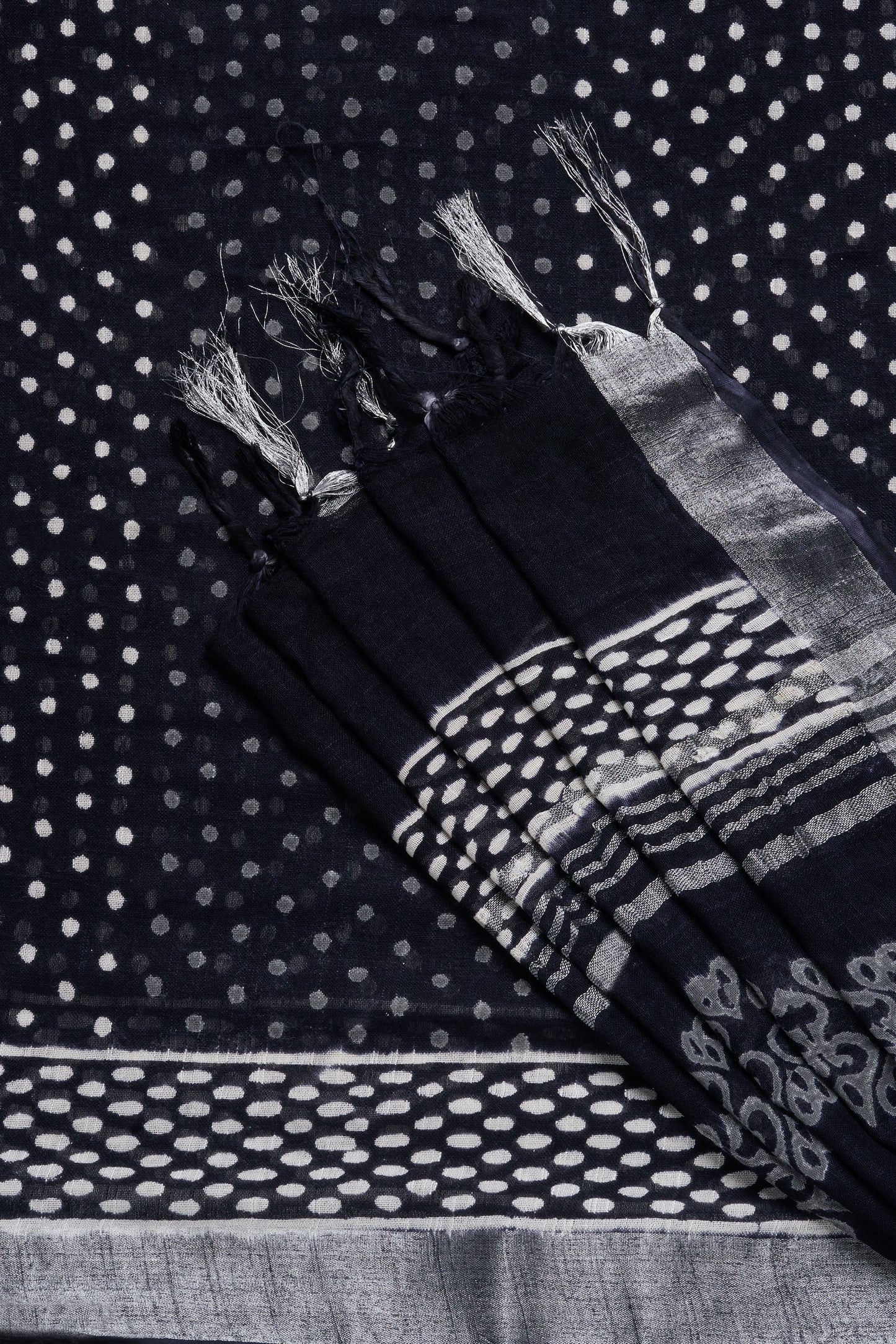 Teejh Linen Serenity Linen Saree