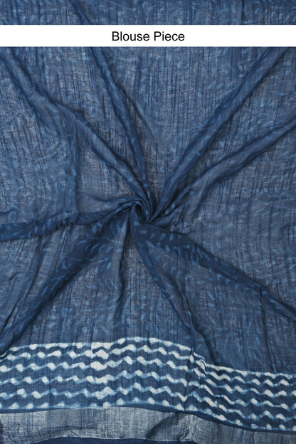 Teejh Sapphire Mist Linen Saree