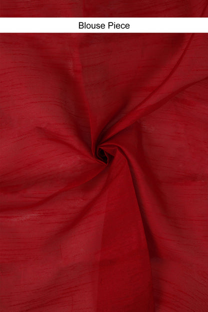 Teejh Scarlet Whispers Organza Saree