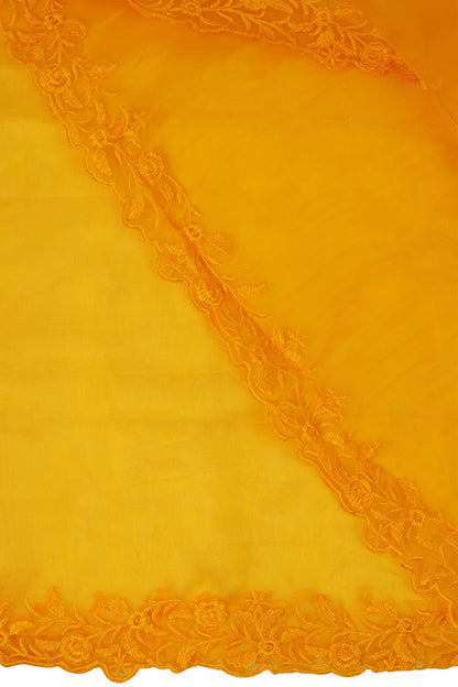 Teejh Sunlit Sakura Organza Saree