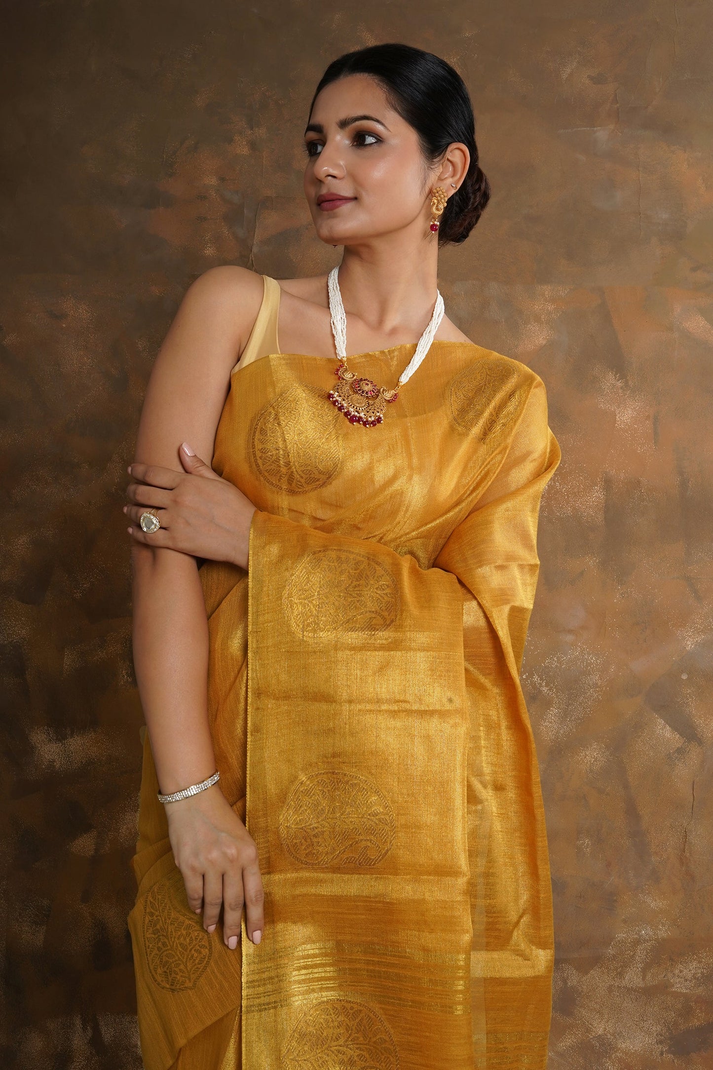 Teejh Amrapali Tissue Silk Saree