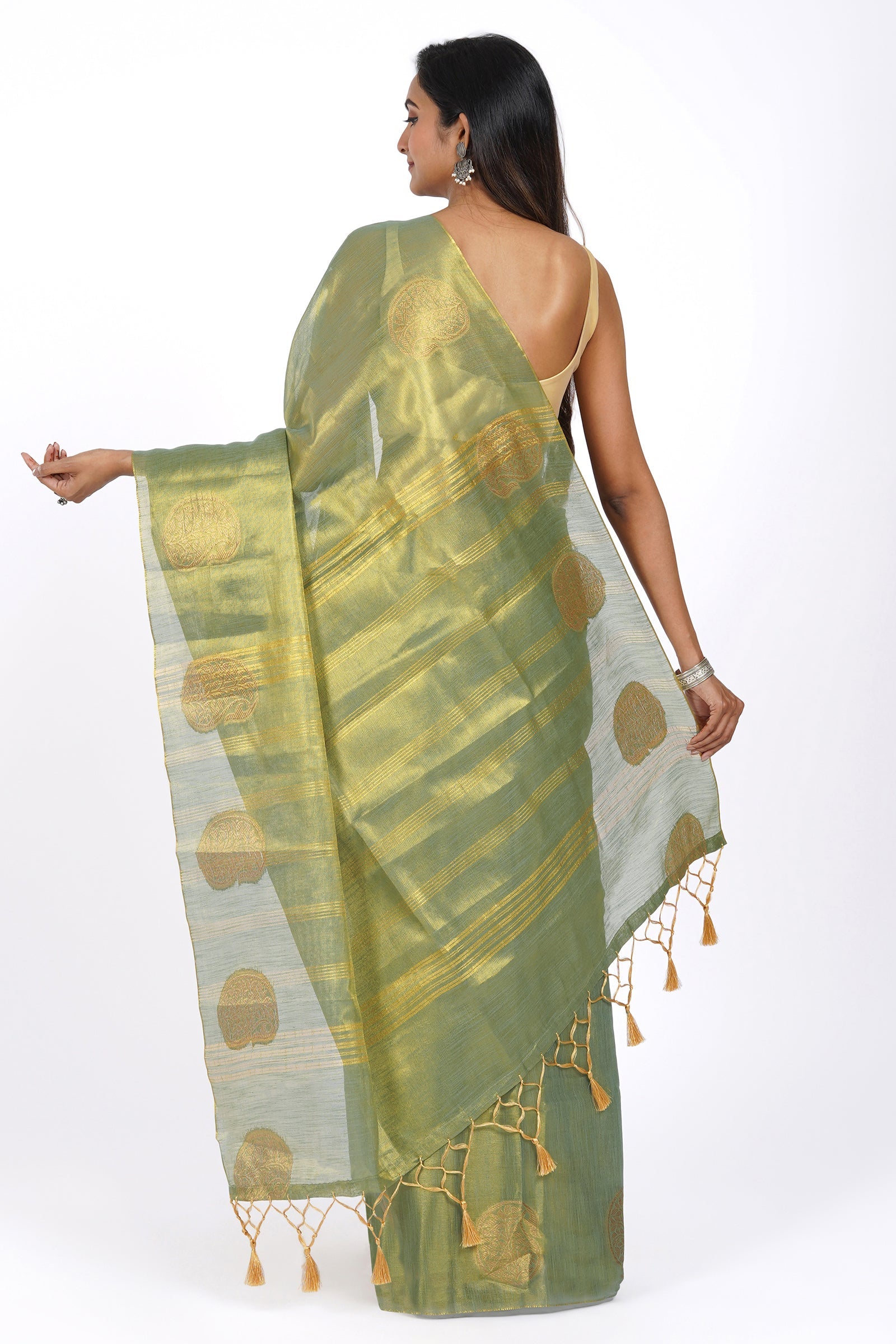 Teejh Shakti Tissue Silk Saree