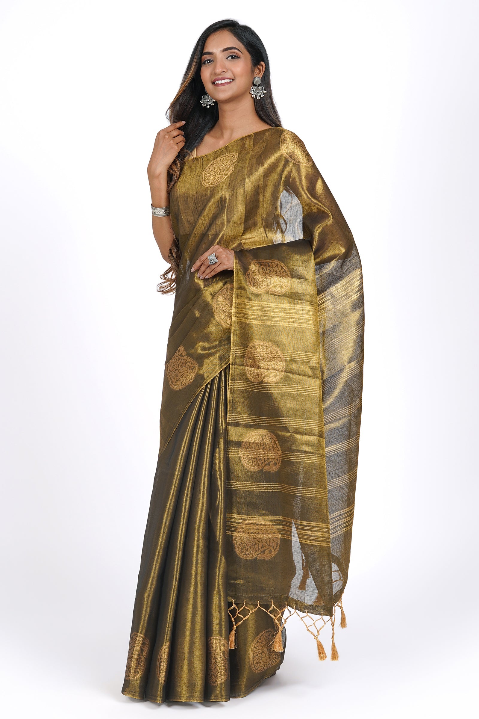 Teejh Indumati Tissue Silk Saree