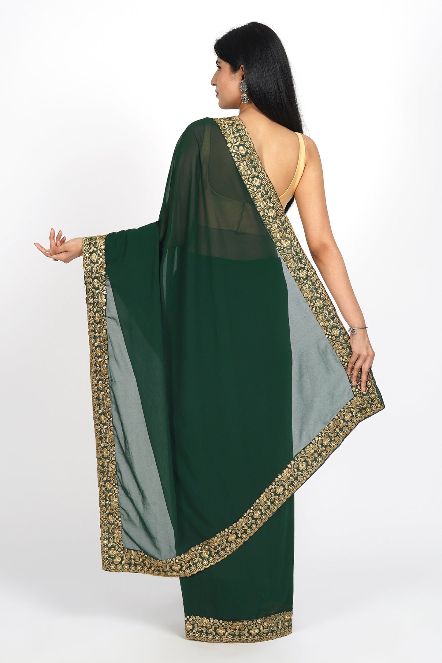 Teejh Niharika Georgette Saree