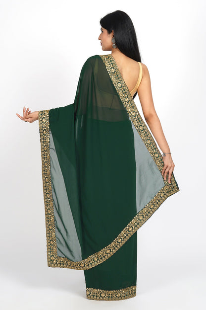 Teejh Niharika Georgette Saree
