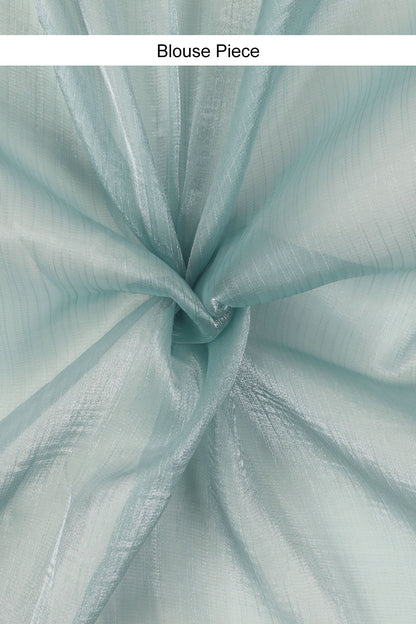 Teejh Pravallika Blue Tissue Saree