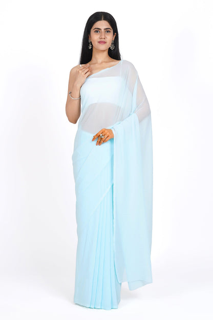 Teejh Malini  Georgette Saree