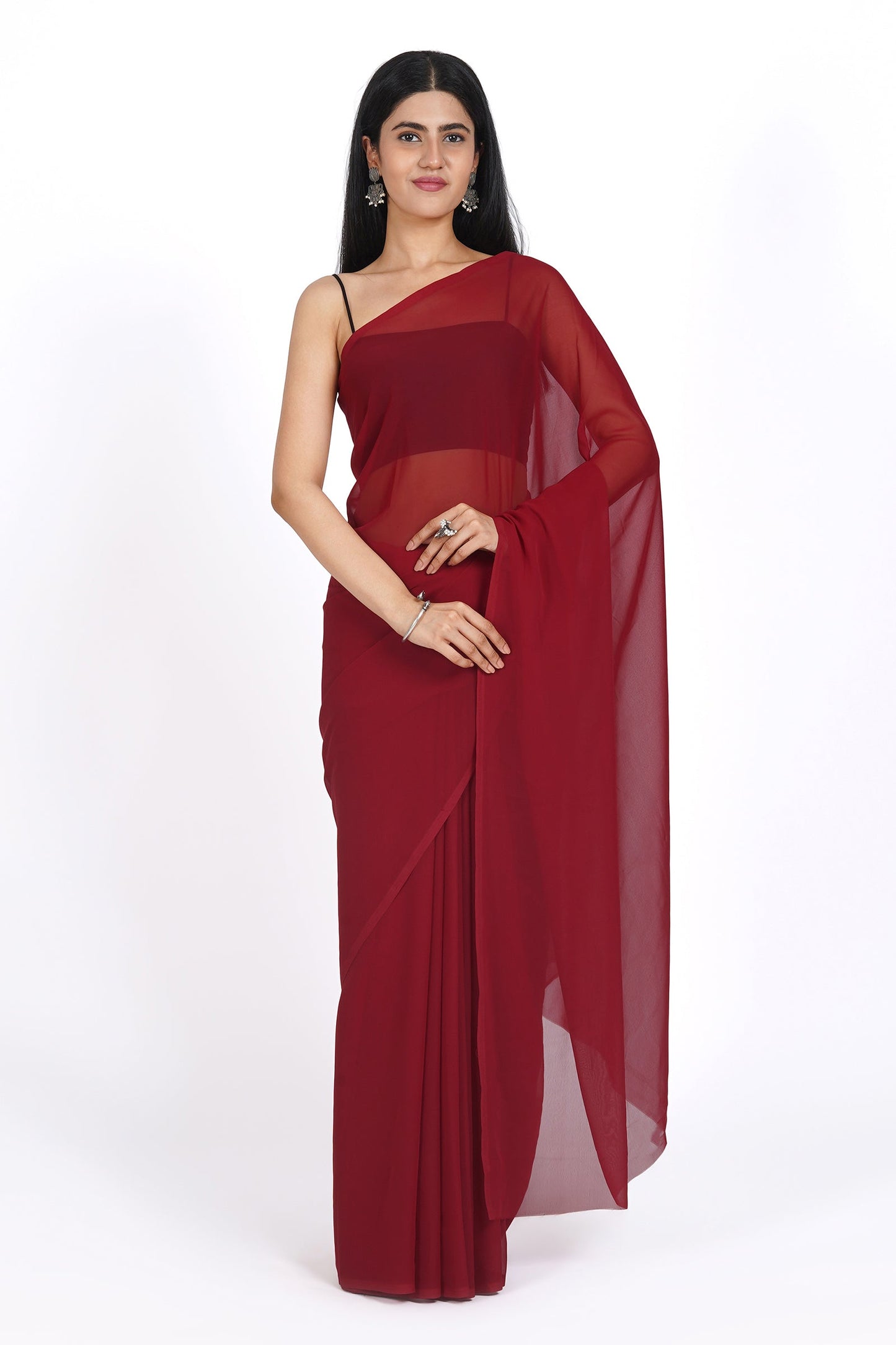 Teejh Savita  Georgette Saree
