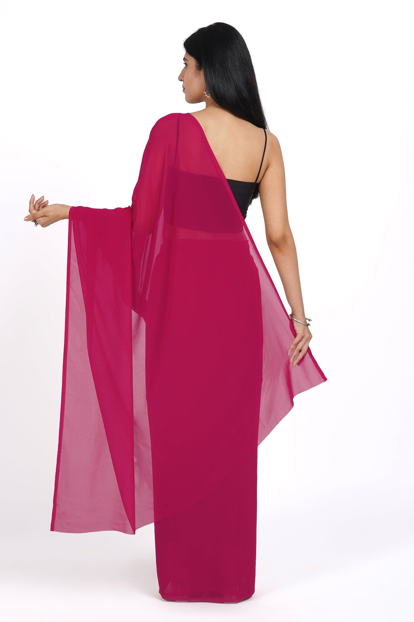 Teejh Madhushi Georgette Saree