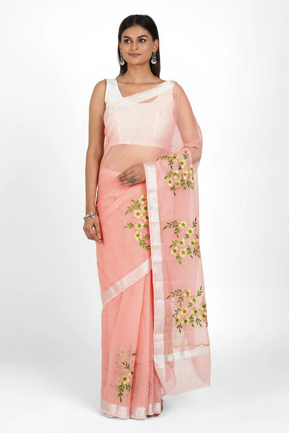 Teejh Rhea Kota Embroidered Saree