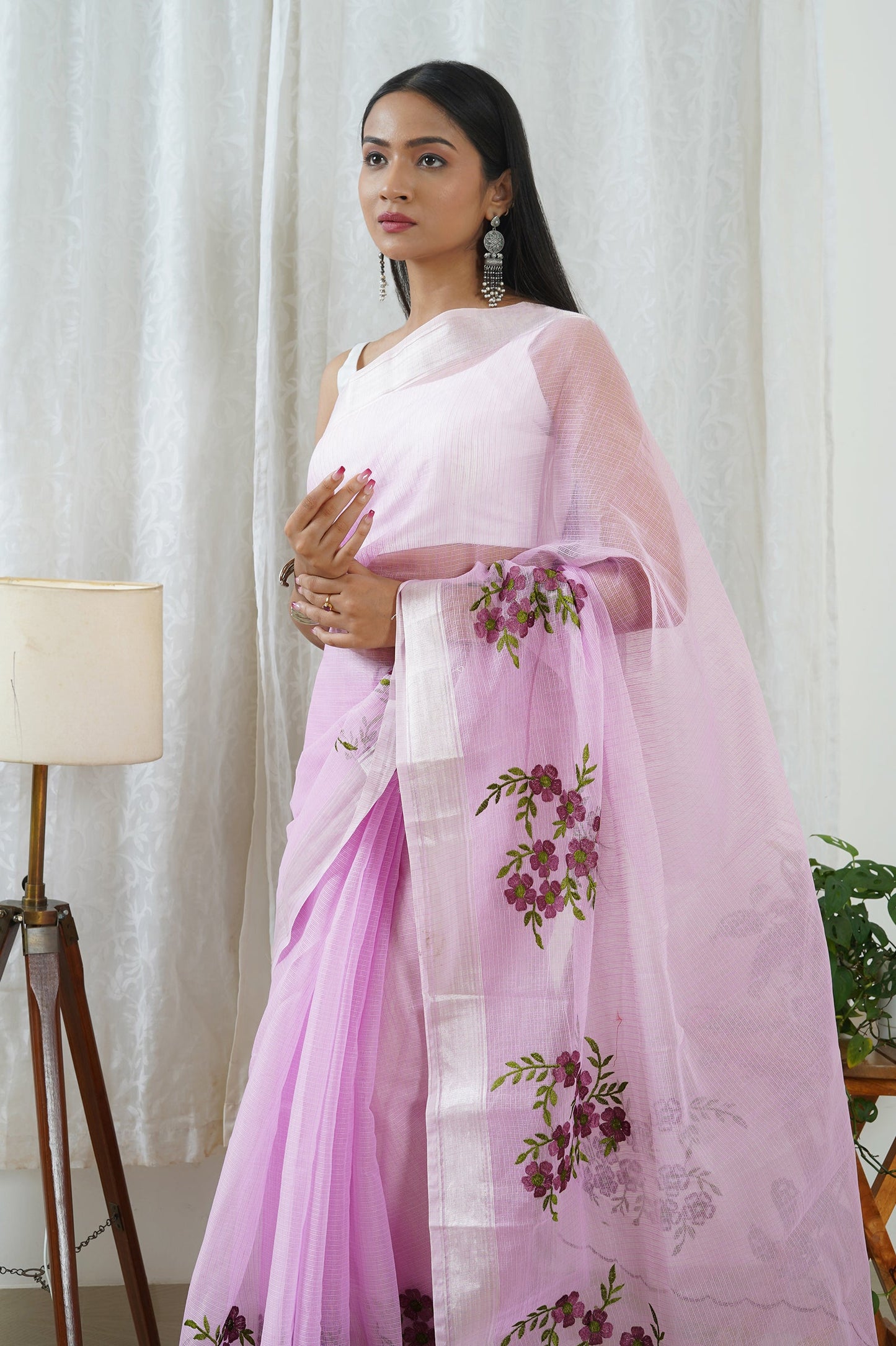 Teejh Kriti Kota Embroidered Saree