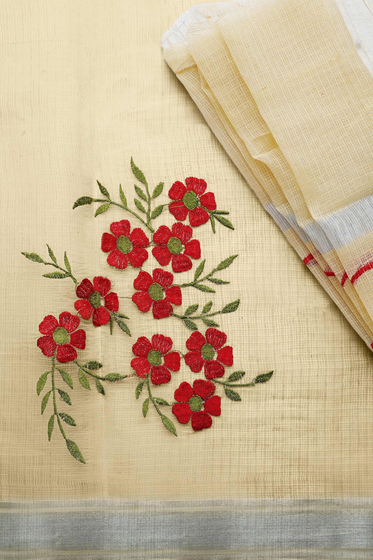 Teejh Riya Kota Embroidered Saree