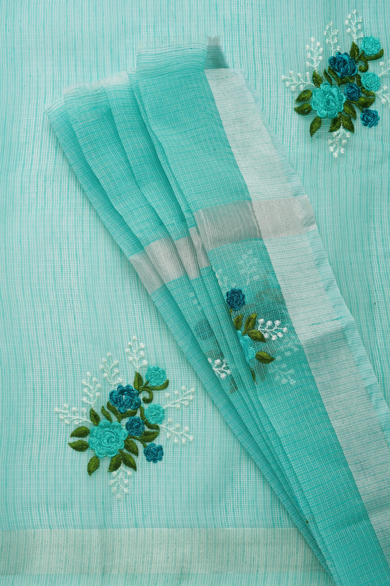 Teejh Preksha Kota Embroidered Saree