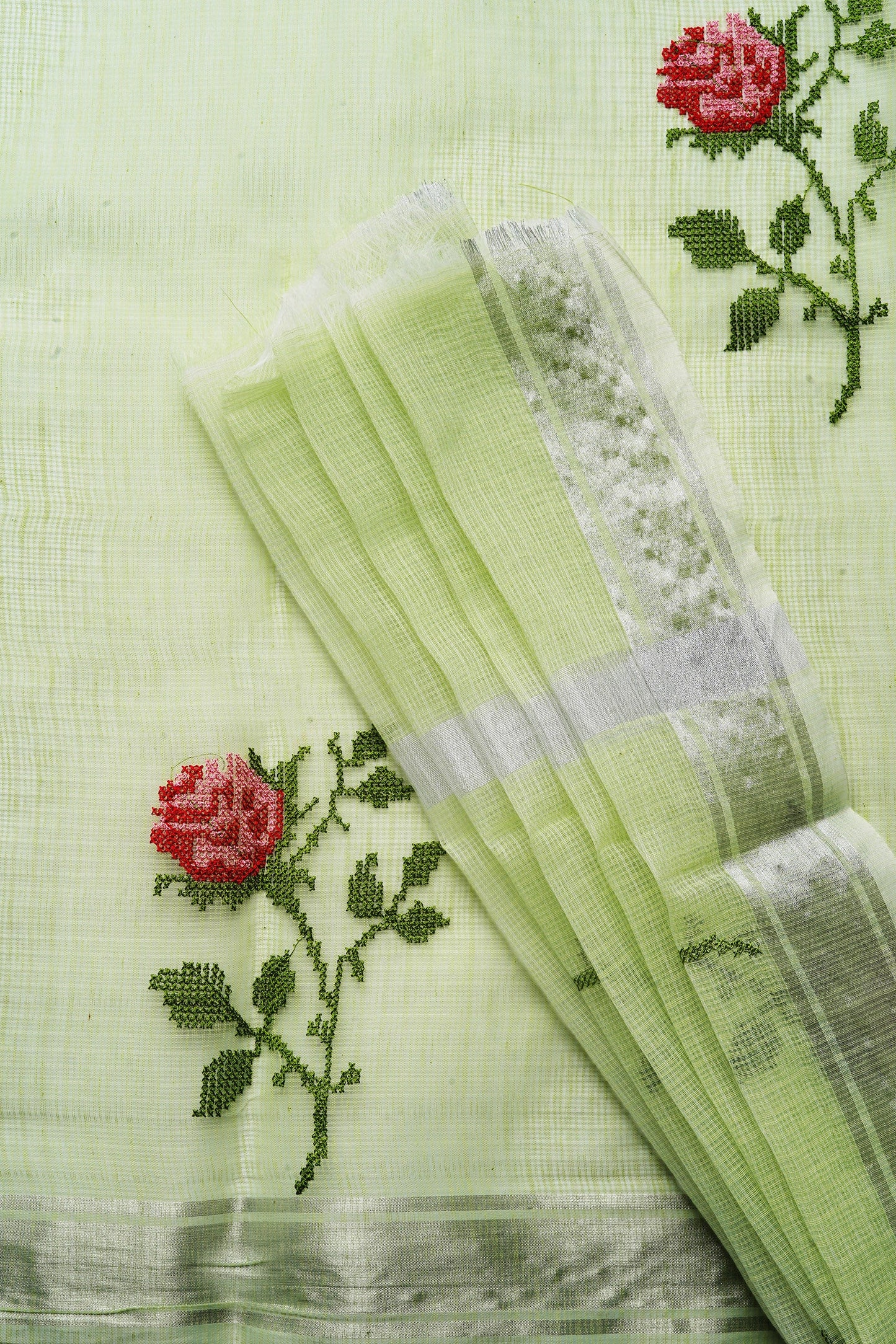 Teejh Jiya Kota Embroidered Saree