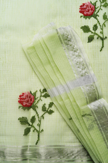 Teejh Jiya Kota Embroidered Saree