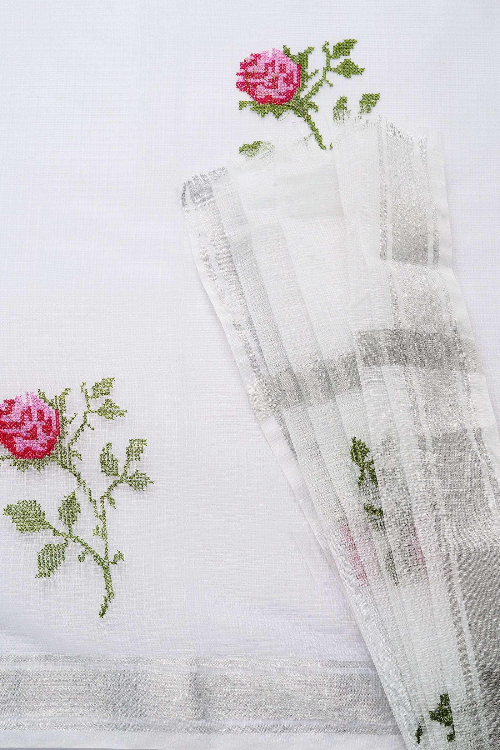 Teejh Riddhi Kota Embroidered Saree