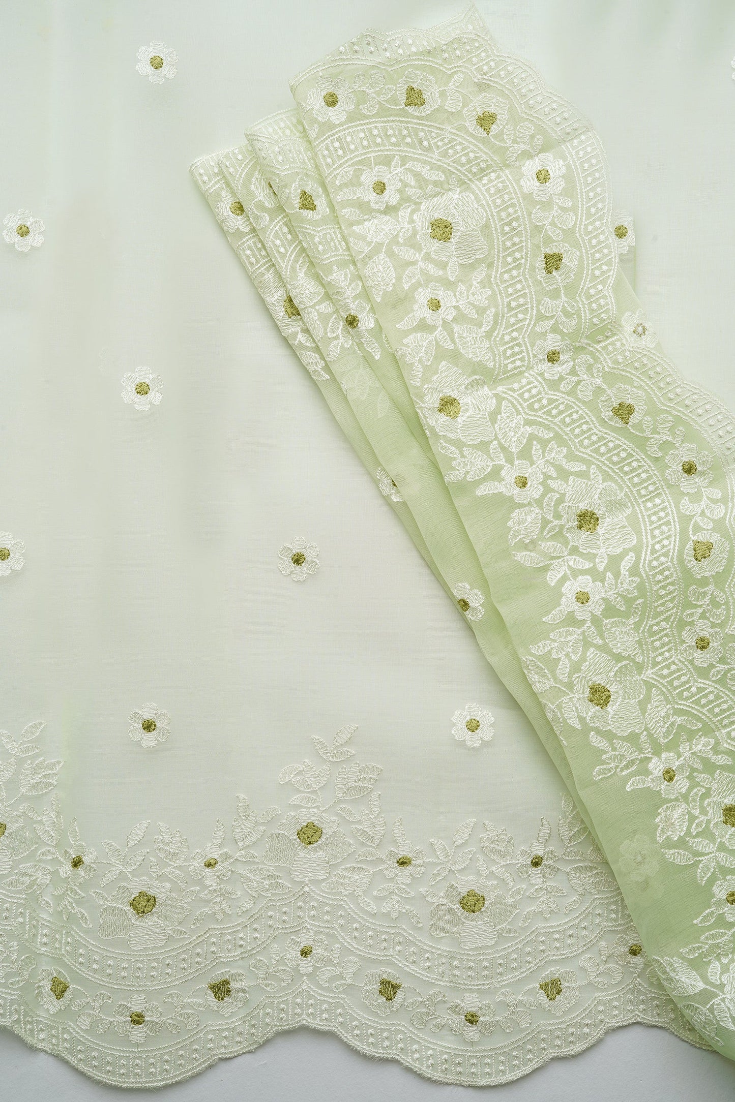 Teejh Vaishaka Embroidered Organza Saree
