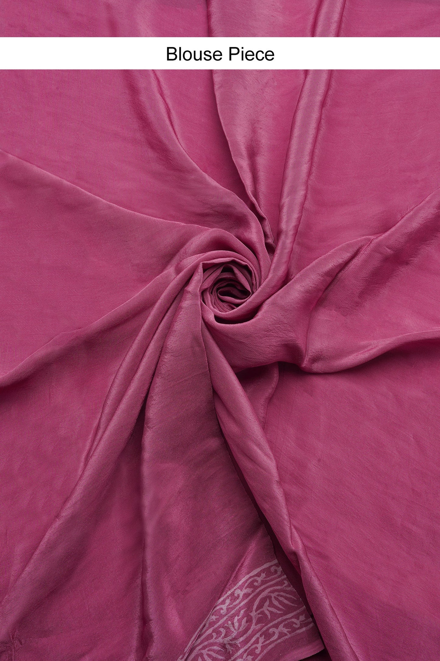 Mystic Mauve Block Print Chiffon Saree