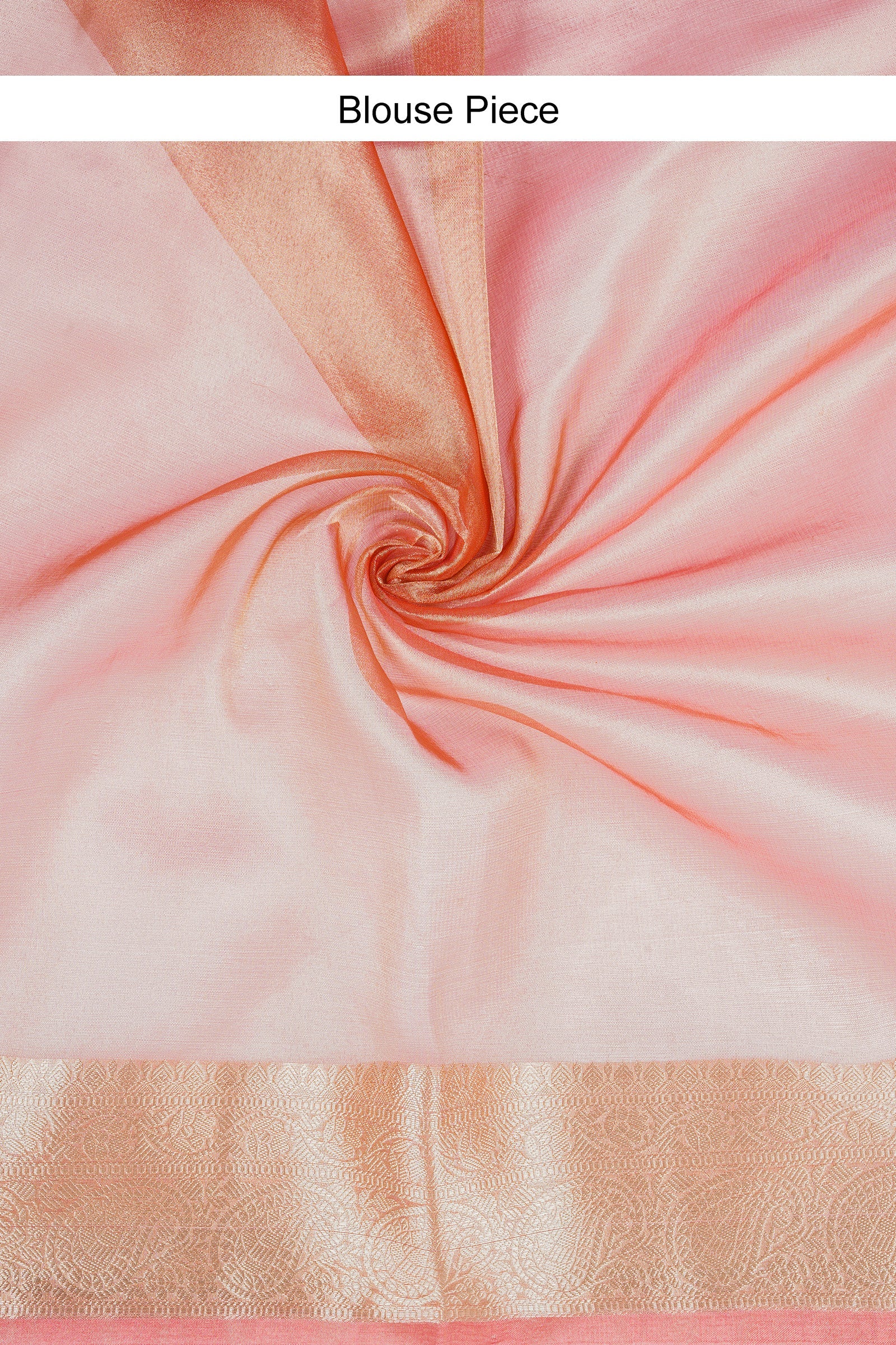 Mohini Coral Banarasi Tissue Saree