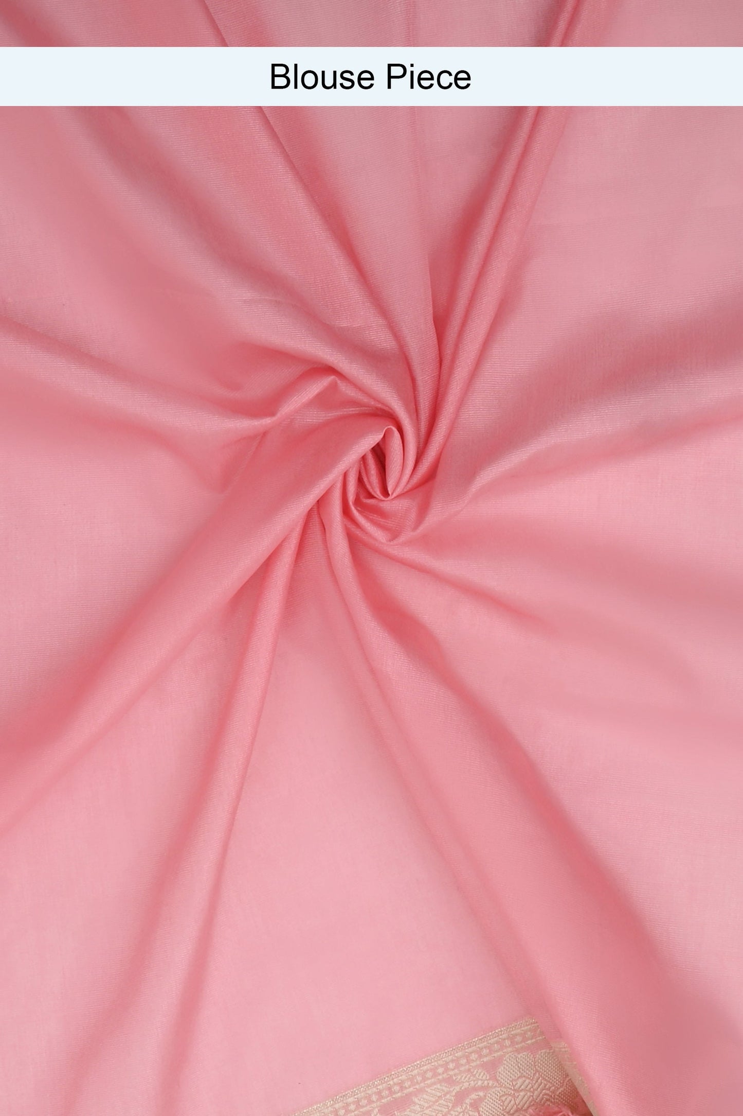 Teejh Aarhna Light Pink Banarasi Semi Georgette Jaal Weaving Saree