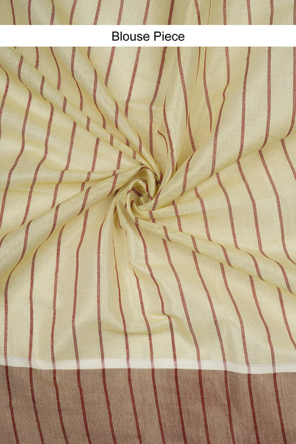 Teejh Bharathpuzha Kerala Tissue Maroon Saree