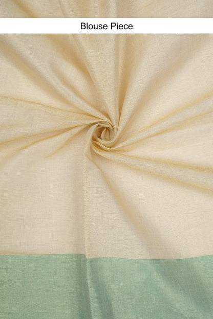 Teejh Muvatupuzha Kerala Tissue Turquoise Saree
