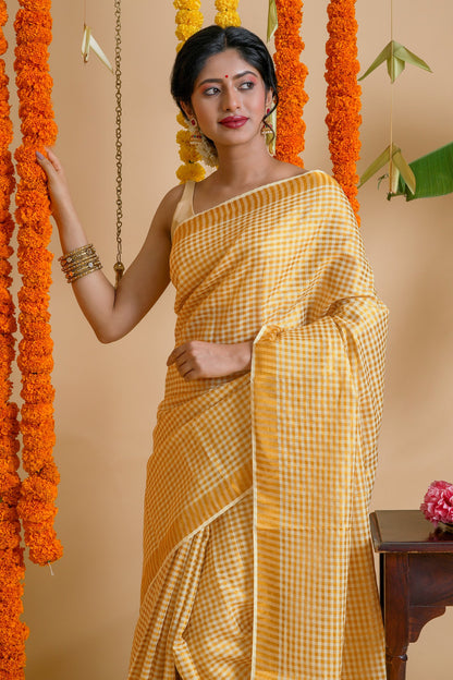 Teejh Kasargod Kerala Tissue Cotton Saree